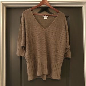 212 New York Shirt Tan Size XL Women’s